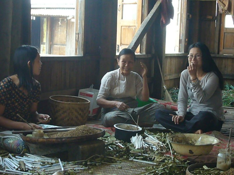 The cigar maker, the matriarch and Joon.
